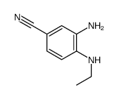 Benzonitrile, 3-amino-4-(ethylamino)- (9CI) Structure