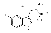 5-hydroxy-l-tryptophan hydrate Structure