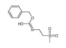 [2-(Methylsulfonyl)ethyl]carbamic Acid Benzyl Ester结构式