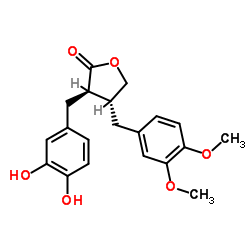 3'-O-去甲基牛蒡子苷元结构式