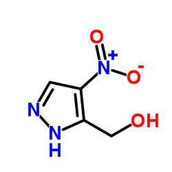 (4-硝基-1H-吡唑-5-基)甲醇结构式