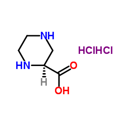 (S)-哌嗪-2-羧酸二盐酸盐结构式