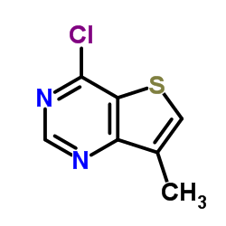 4-氯-7-甲基噻吩并[3,2-D]嘧啶结构式
