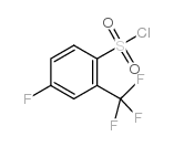 4-Fluoro-2-(trifluoromethyl)benzenesulfonyl Chloride Structure