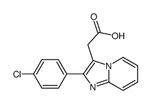 2-(4-Chlorophenyl)imidazo[1,2-a]pyridine-3-acetic acid Structure
