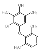 3-bromo-4-(2,6-dimethylphenoxy)-2,6-dimethyl-phenol Structure