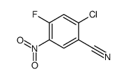 2-Chloro-4-fluoro-5-nitrobenzonitrile Structure
