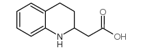 1,2,3,4-四氢-2-喹啉乙酸结构式