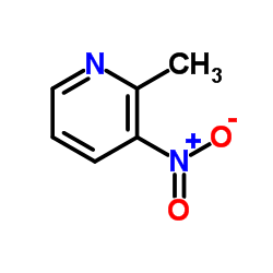 2-Methyl-3-nitropyridine structure