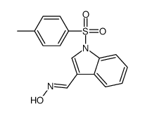 N-[[1-(4-methylphenyl)sulfonylindol-3-yl]methylidene]hydroxylamine结构式