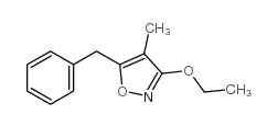 Isoxazole, 3-ethoxy-4-methyl-5-(phenylmethyl)- (9CI) Structure