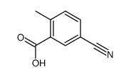 5-氰基-2-甲基苯甲酸结构式
