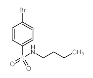N-丁基-4-溴苯磺酰胺结构式