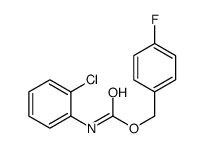 Carbamic acid, (2-chlorophenyl)-, (4-fluorophenyl)methyl ester (9CI) Structure