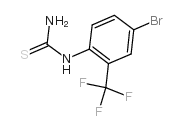 4-溴-2-(三氟甲基)苯基硫脲结构式