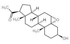 Pregnan-20-one,5,6-epoxy-3-hydroxy-, (3b,5a,6a)-结构式