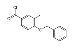 4-苄氧基-3,5-二甲基苯甲酰氯结构式