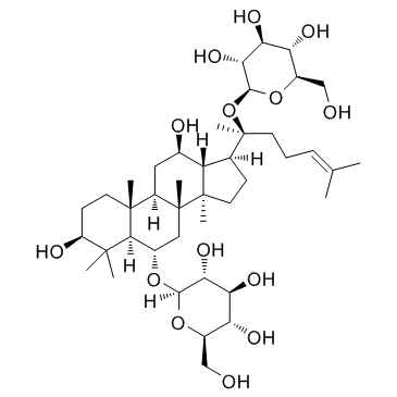 人参皂苷Rg1结构式