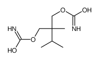 2-Methyl-2-(1-methylethyl)propane-1,3-diol dicarbamate结构式