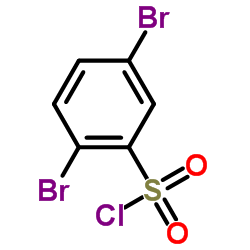 2,5-Dibromobenzenesulfonyl chloride structure