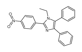 1-ethyl-2-(4-nitrophenyl)-4,5-diphenylimidazole Structure