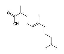2,6,10-trimethylundeca-5,9-dienoic acid Structure