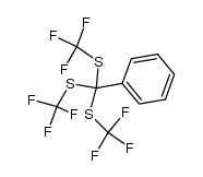 tris(trifluoromethyl) benzeneorthotrithiobenzoate Structure