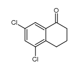 5,7-二氯-3,4-二氢萘-1(2H)-酮结构式