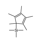 5-(三甲基硅基)-1,3-环戊二烯结构式