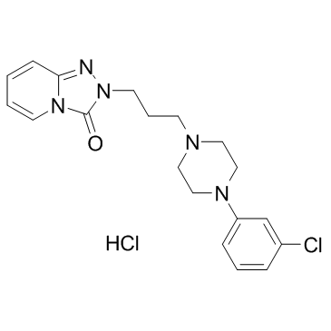 trazodone hydrochloride Structure