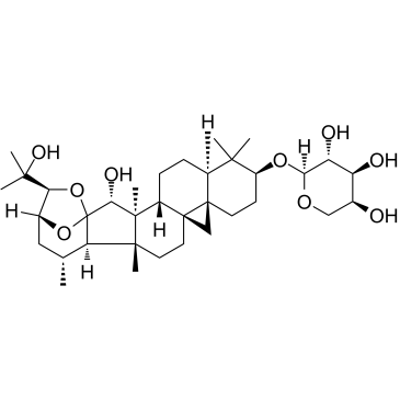 Cimigenol-3-O-alpha-L-arabinoside Structure