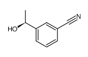 (S)-1-(3-cyanophenyl)ethanol structure