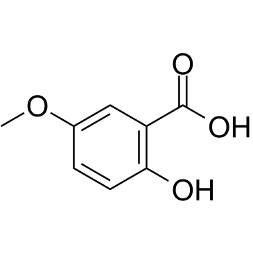 5-甲氧基水杨酸结构式