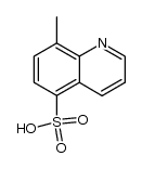 8-methyl-quinoline-5-sulfonic acid结构式
