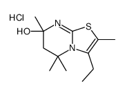 9-ethyl-2,2,4,8-tetramethyl-7-thia-1,5-diazabicyclo[4.3.0]nona-5,8-die n-4-ol hydrochloride结构式