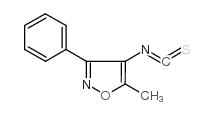 5-甲基-3-苯基-4-异噁唑异硫氰酸酯结构式