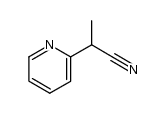 α-methyl-2-pyridylacetonitrile structure