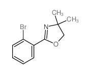Oxazole,2-(2-bromophenyl)-4,5-dihydro-4,4-dimethyl- Structure