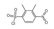 2,3-dimethyl-4-nitrobenzenesulfonyl chloride Structure