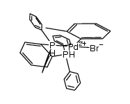 bromo(o-tolyl)(1,2-bis(diphenylphosphino)benzene)palladium结构式