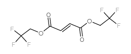 二(2,2,2-三氟乙基)马来酸酯结构式
