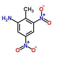 2-甲基-3,5-二硝基苯胺结构式