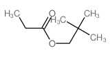 1-Propanol, 2,2-dimethyl-, propanoate Structure