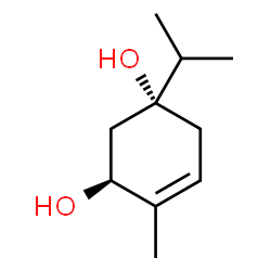 4-Cyclohexene-1,3-diol,4-methyl-1-(1-methylethyl)-,(1R,3S)-(9CI) Structure
