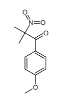1-(4-methoxyphenyl)-2-methyl-2-nitropropan-1-one结构式
