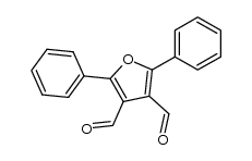 diphenyl-2,5 furannedicarbaldehyde 3,4 Structure