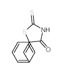 5-(苯基亚甲基)-2-硫氧代-4-噻唑啉酮结构式