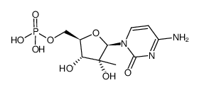 2'-C-甲基5'-胞苷酸结构式