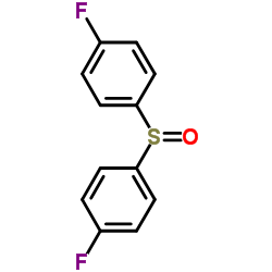 4,4'-二氟二苯亚砜结构式