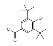3,5-ditert-butyl-4-hydroxybenzoyl chloride结构式